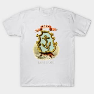 1876 Rhode Island Coat of Arms T-Shirt